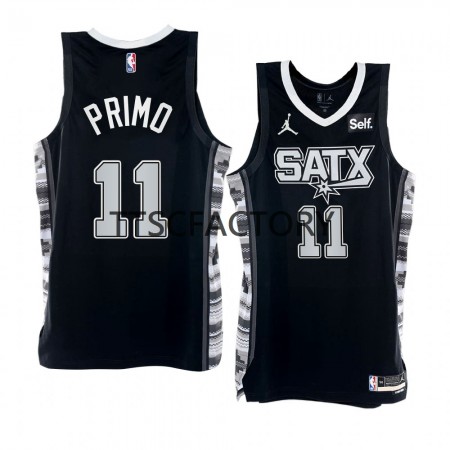 Maglia NBA San Antonio Spurs Joshua Primo 11 Nike 2022-23 Statement Edition Nero Swingman - Uomo